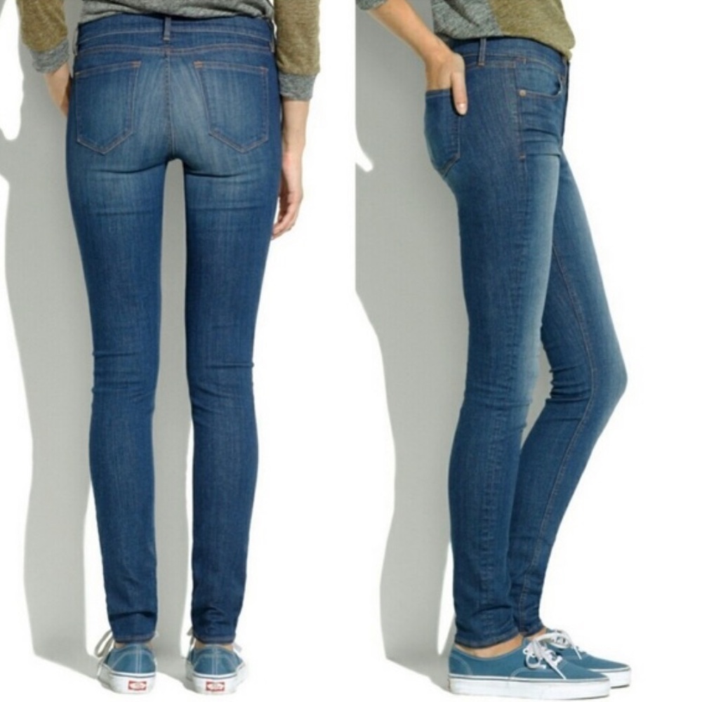 Madewell Skinny Skinny Jeans Blue 26 x 32